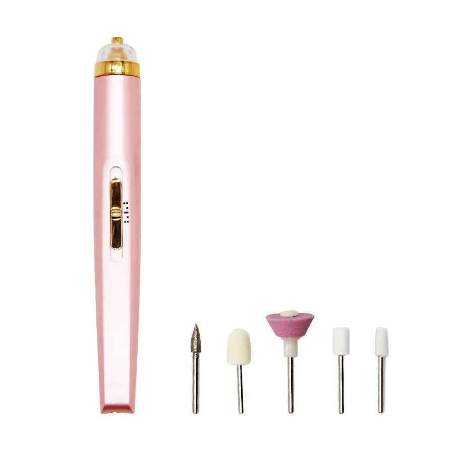 5in1 Manicure Machine Set Electric Nail Drill Polisher Cordless