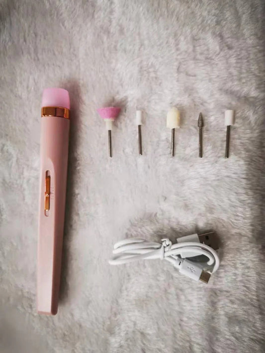 5in1 Manicure Machine Set Electric Nail Drill Polisher Cordless